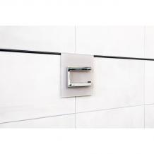 Schluter Arcline-BAK-RH Toilet Paper Holder On Glass Support Panel EDITION 400 Series (Choice of Colour)